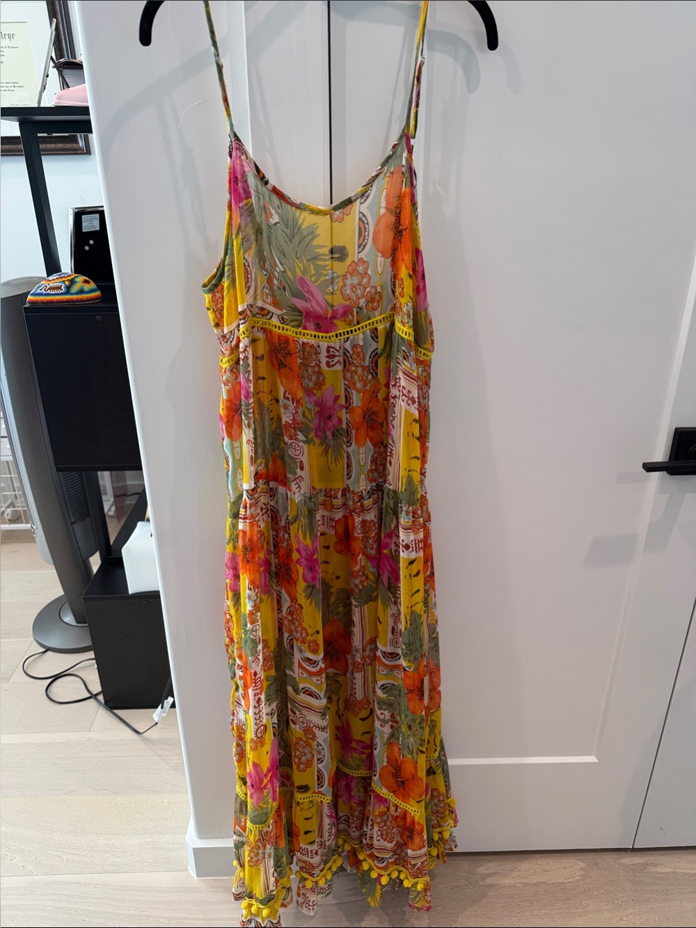 Summer Floral Maxi sheer Slip with beautiful floral design.
